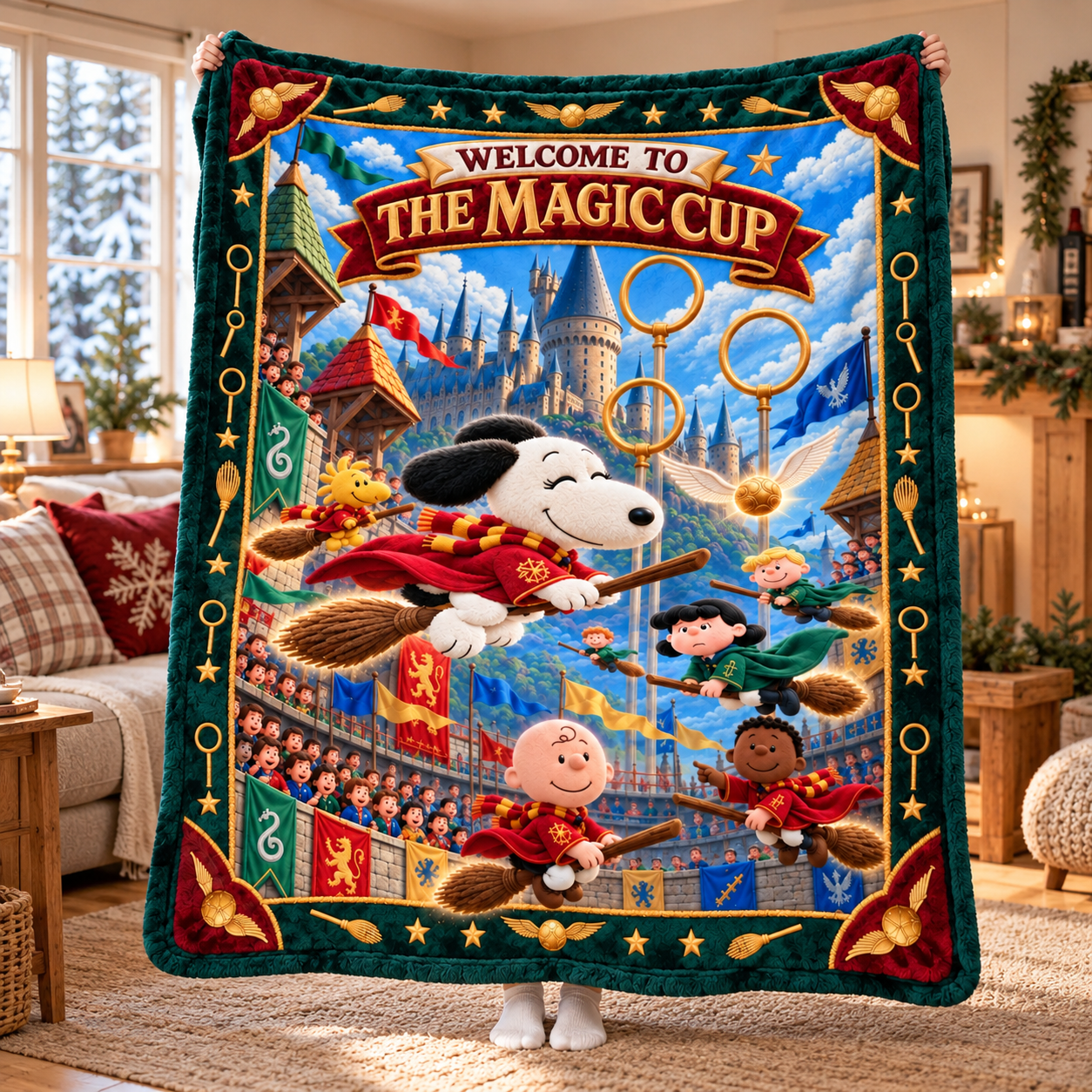 Vintage Cartoon Welcome To Magic Cup Wizard And Witch Gift For Movie F ...