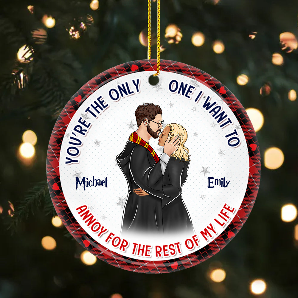 You Are By Far My Favorite Husband - Couple Personalized Custom Ornament - Christmas Gift For Husband Wife, Anniversary - CL20 PT