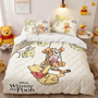 DSNY Honey Bear Sweet Friendship Custom Name Gift - Personalized Quilted Bedding Set HH01
