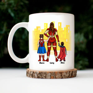 Super Hero Mom You Don't You Wear A Cape - Gift For Mom - Personalized Ceramic Mug - CL02 NA94