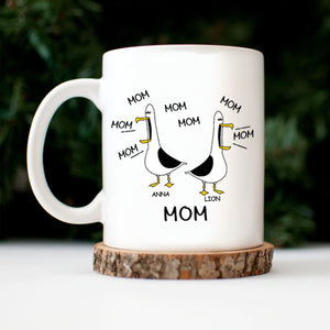 Mom Mom Mommyy What - Gift For Mother - Personalized Ceramic Mug - NH96