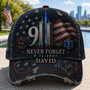 First Responder Memorial Never Forget Firefighter - Personalized Classic Cap