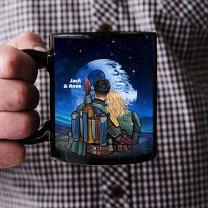 Til Death Star Do Us Part - Gift For Couple - Personalized Ceramic Mug - CL19 NH96