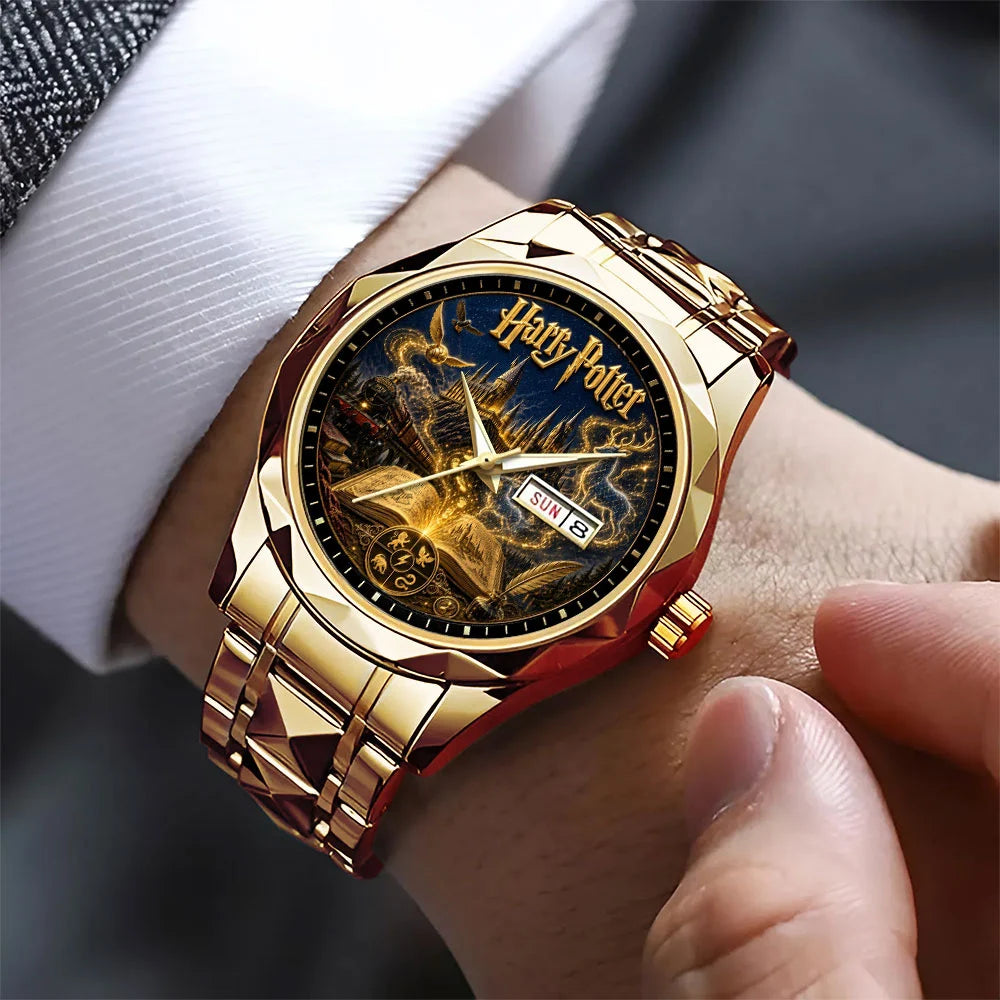 Magical Watch Custom Name Wizard And Witch Magic Castle Gift For Fantasy Lovers - Pe ...