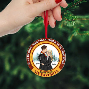 You're By Far My Favorite Harry Potter - Personalized Acrylic Ornament - Gift For Couple, Husband Wife, Anniversary, Engagement, Wedding, Marriage Gift CL20 NH96