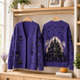 Haunted House Spooky Halloween - Personalized Cardigan