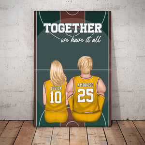 Together We Have It All - Gift For Family - Personalized Canvas Poster - SPCL03 NA94