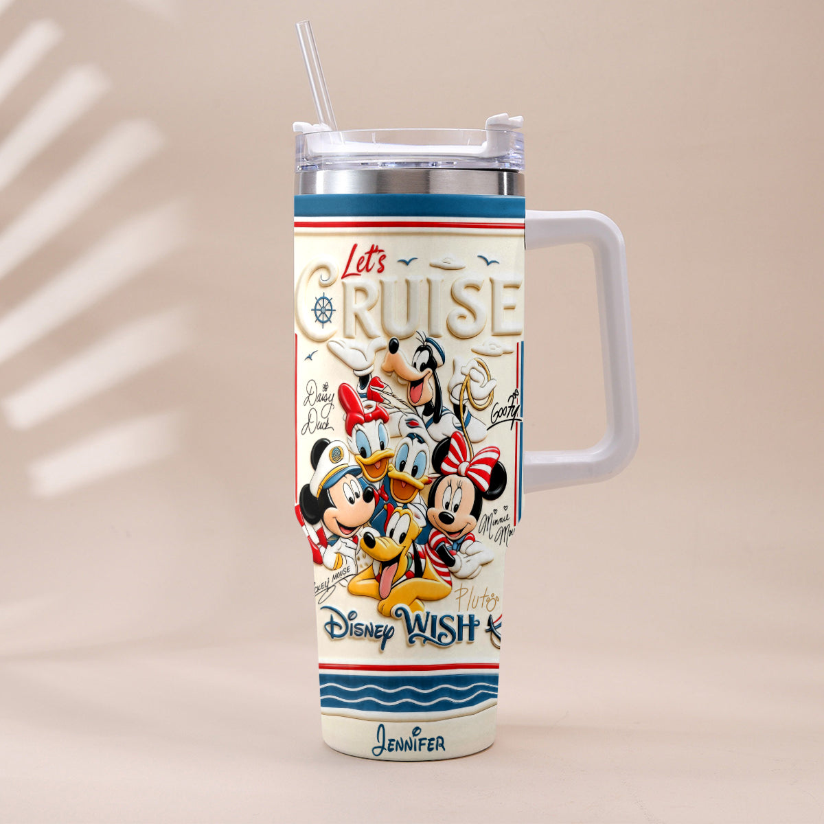 Let's Cruise With Magic Mouse And Friends - Personalized Tumbler - Gift For Travelers HH01