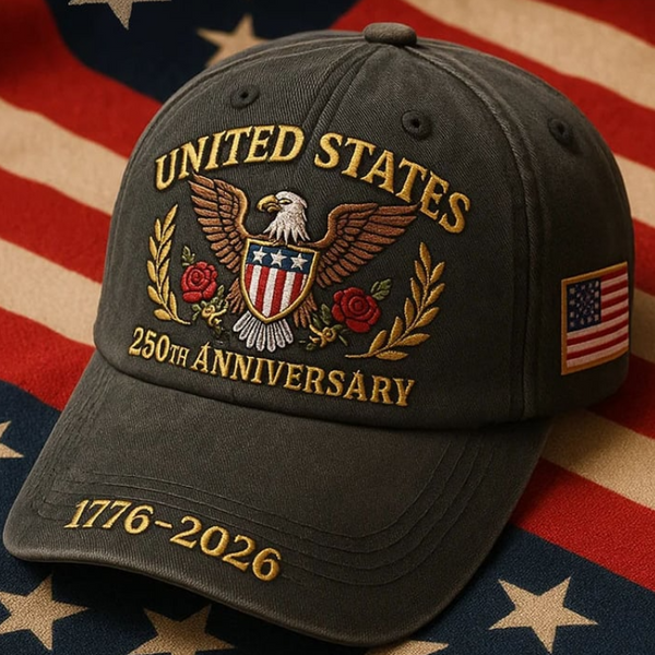 United States 250th Anniversary 1976-2026 - Embroidered Cap - Gift For Patriotic | HN02