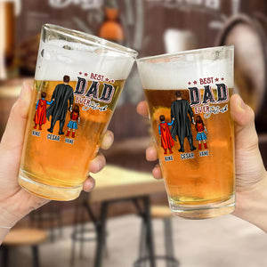 Best Dad Ever Just Ask - Personalized Beer Glass