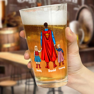 I Make Beer Disappear What Is Your Super Power - Gift For Dad - Personalized Beer Glass - CL02 NA94