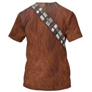 Chewbacca Star Wars Costume - 3D Tshirt