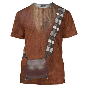 Chewbacca Star Wars Costume - 3D Tshirt