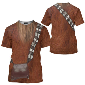 Chewbacca Star Wars Costume - 3D Tshirt