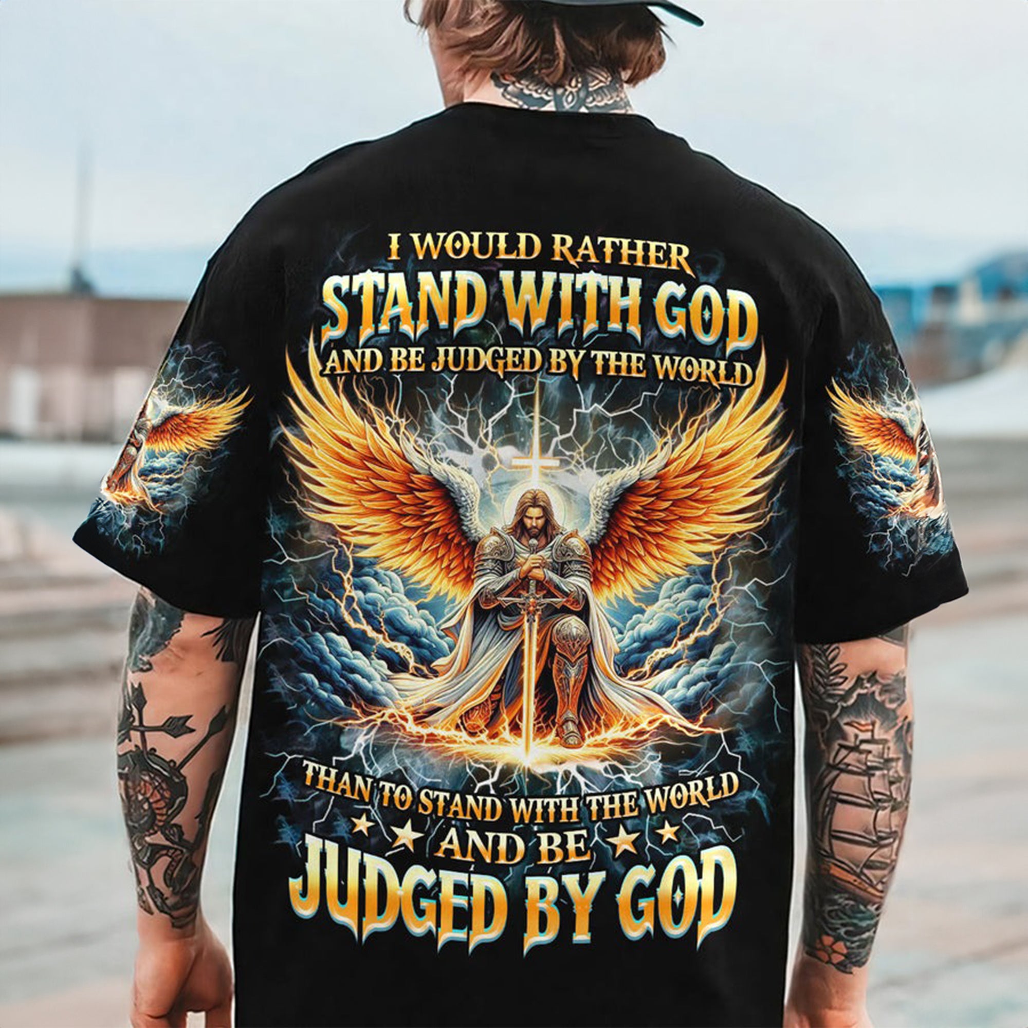 I Would Rather Stand With God - Men's All Over Print Shirt - AT4080523