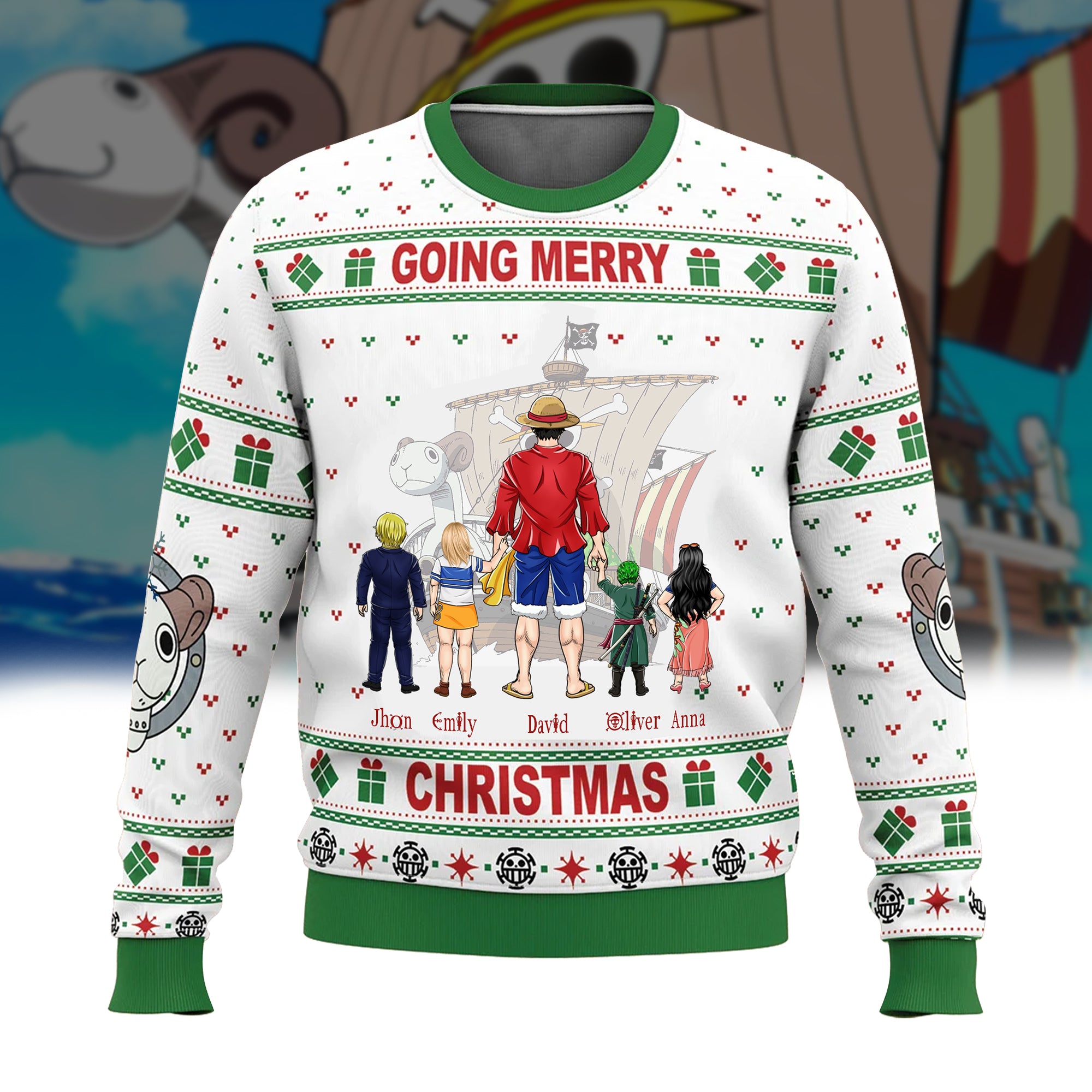 Going Merry Christmas One Piece - Gift For Christmas - Personalized Ugly Sweater - CL11 NH96