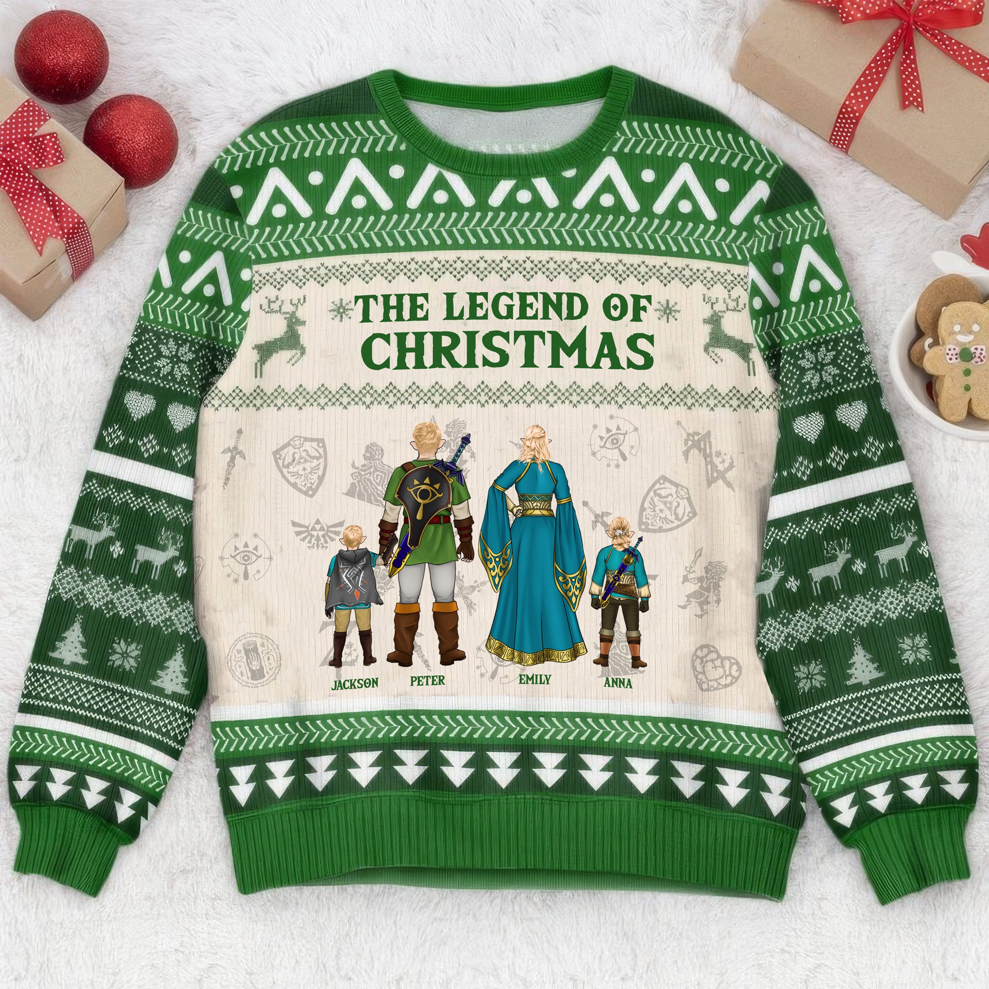 Merry Christmas We Stay Together - Gift For Family, Mom And Dad - Personalized Ugly Sweater - CL07 NA94