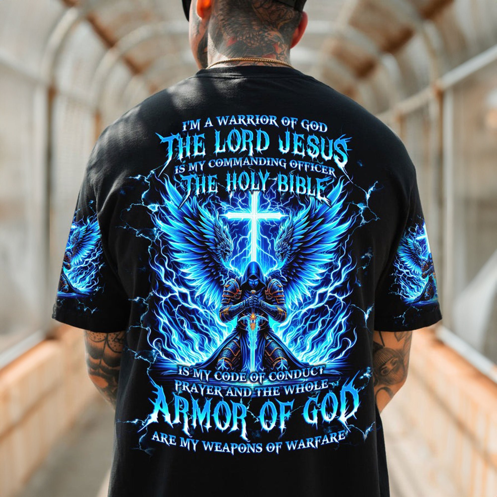 I'm A Warrior Of God - Men's All Over Print Shirt - AT4080521