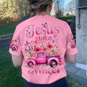 Jesus Take The Wheel - Women's All Over Print Shirt - AT407005