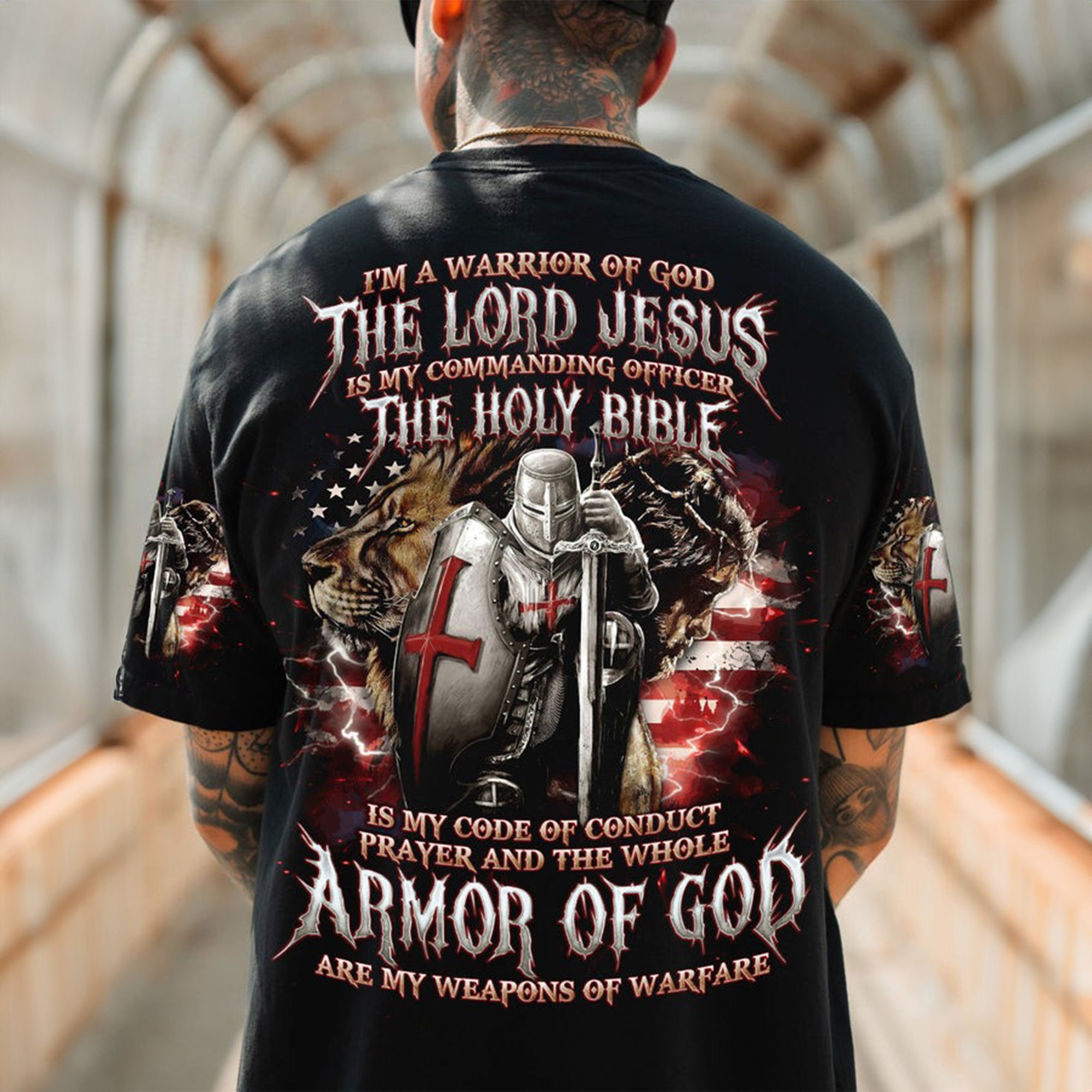 I'm A Warrior Of God - Men's All Over Print Shirt - AT4080520