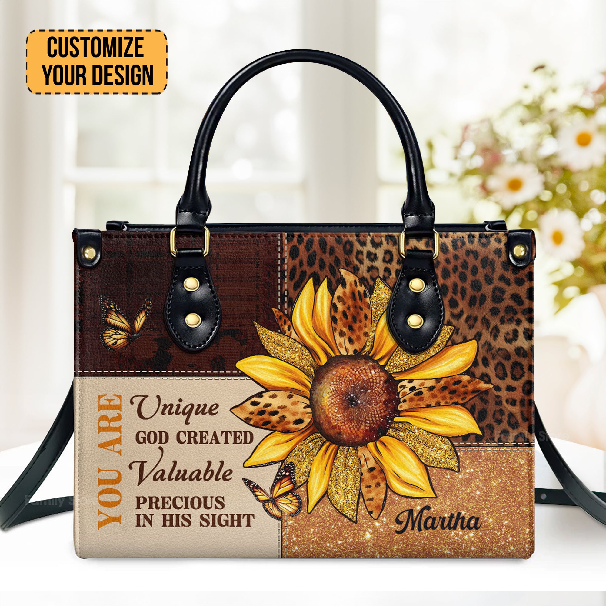 You Are God Created - Awesome Personalized Leather Handbag - AT4081309