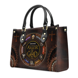 Armor Of God - Awesome Personalized Leather Handbag - AT4081245