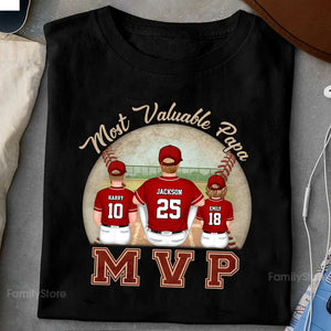 The Most Valuable MVP - Gift For Dad - Personalized TShirt - SPCL01 NA94