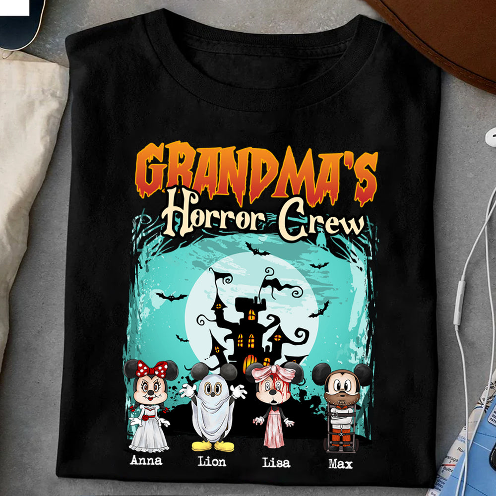 Family's Horror Crew Halloween Horror Characters - Gift For Family - Personalized TShirt - CL15 NA94