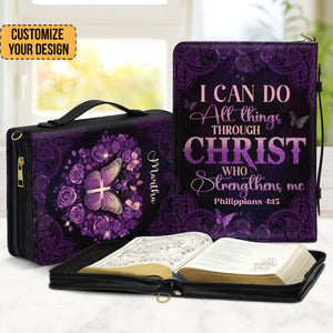 I Can Do All Things - Scripture Gifts For Women Of God - Personalized Bible Covers - AT4081210