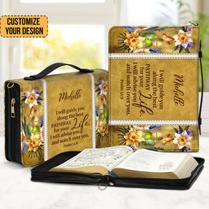 I Will Advise You And Watch Over You - Beautiful Personalized Bible Covers - AT4080827