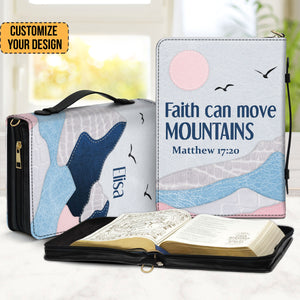 Faith Can Move Mountains - Thoughtful Gift For Christians - Personalized Bible Covers - AT4081423