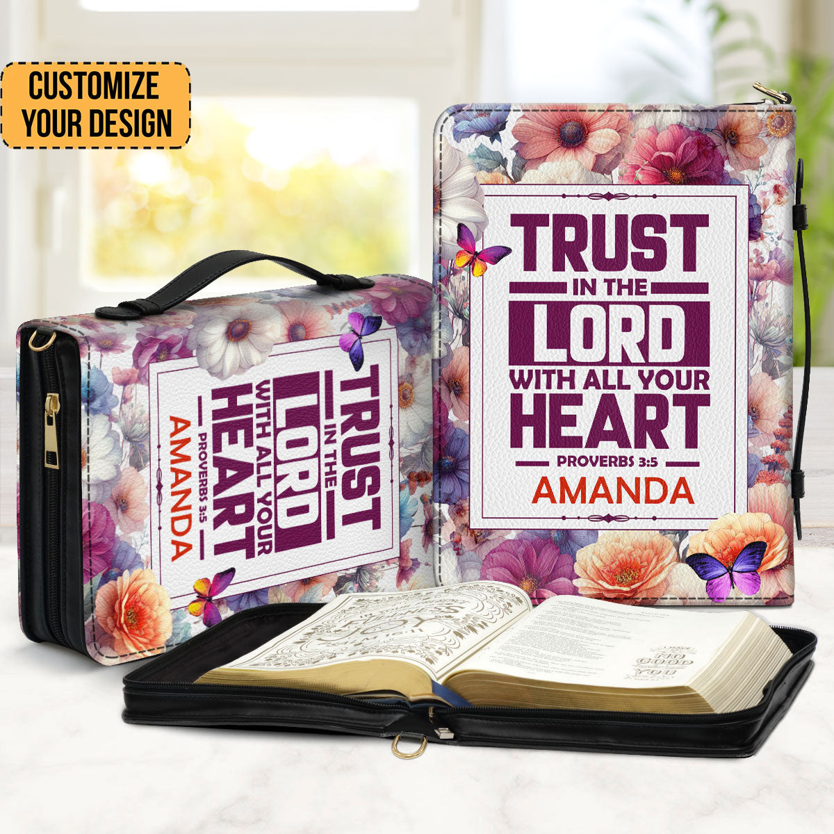 Trust In The Lord - Unique Personalized Bible Covers - AT4081237