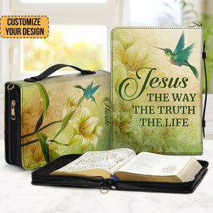 Jesus The Way The Truth The Life - Thoughtful Gift For Christians - Personalized Bible Covers - AT4080834