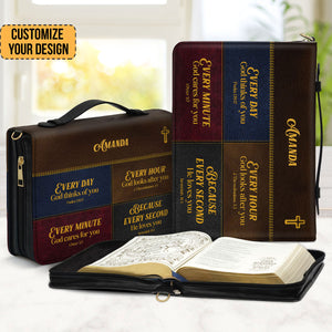 Everyday God Thinks Of You - Thoughtful Gift For Christians - Personalized Bible Covers - AT4080931