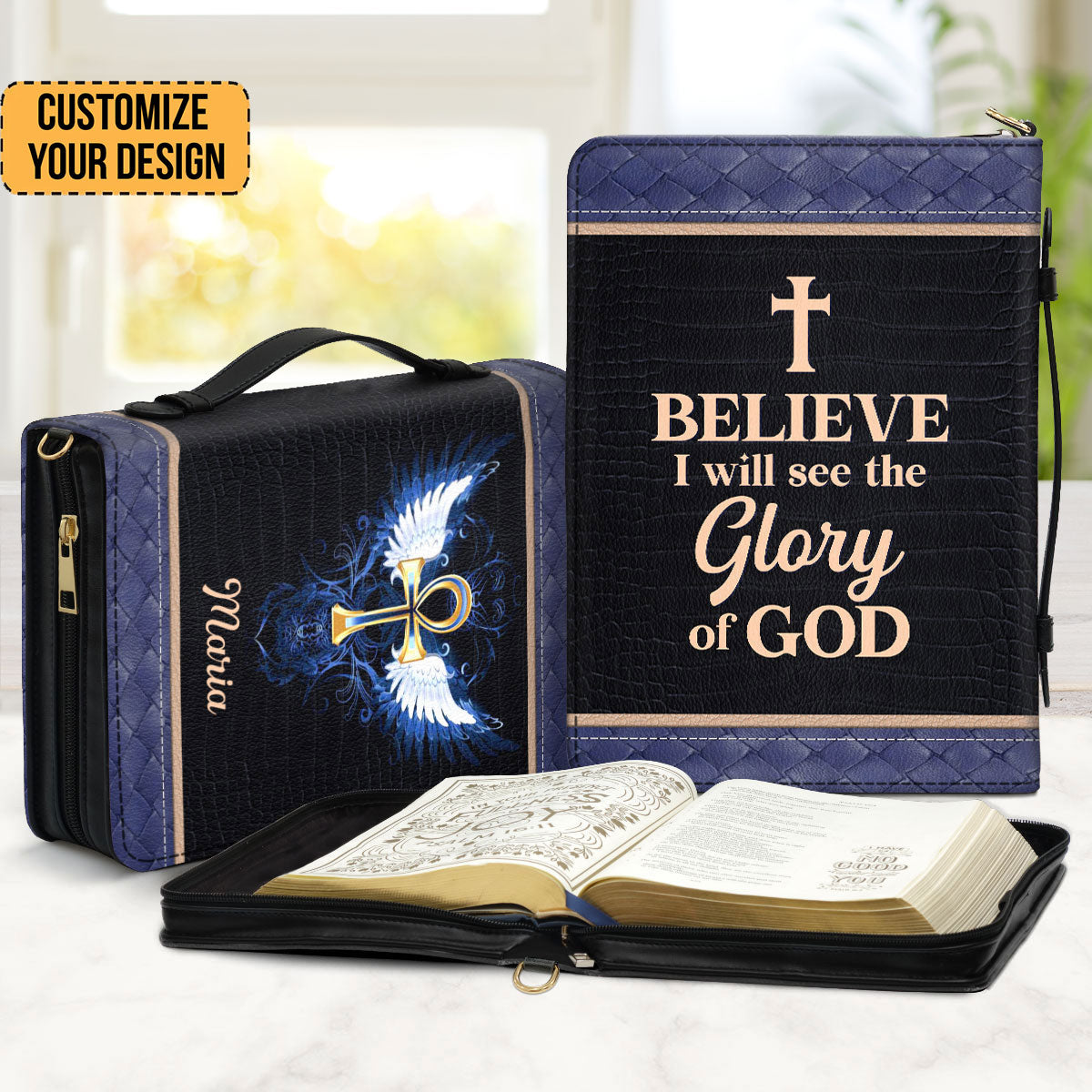 I Believe I Will See The Glory Of God - Thoughtful Gift For Christians - Personalized Bible Covers - AT4080818