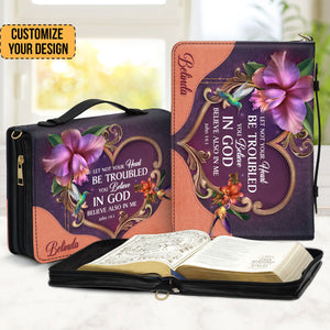 Let Not Your Heart Be Troubled - Awesome Personalized Bible Covers - AT4081333