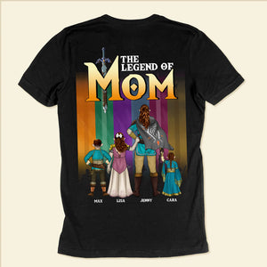 The Legend Of Mom - Gift For Mother - Personalized TShirt - CL07 NH96