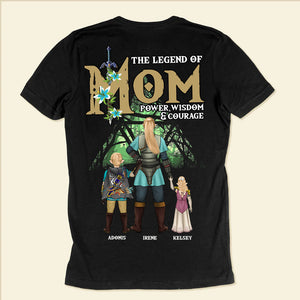 The Legend Of Zelda Mom Power, Wisdom - Gift For Mother - Personalized TShirt - CL07 NH96