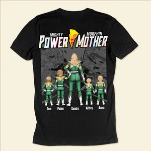 Mighty Morphin Power Rangers Mother - Gift For Mother - Personalized TShirt - CL21 NH96