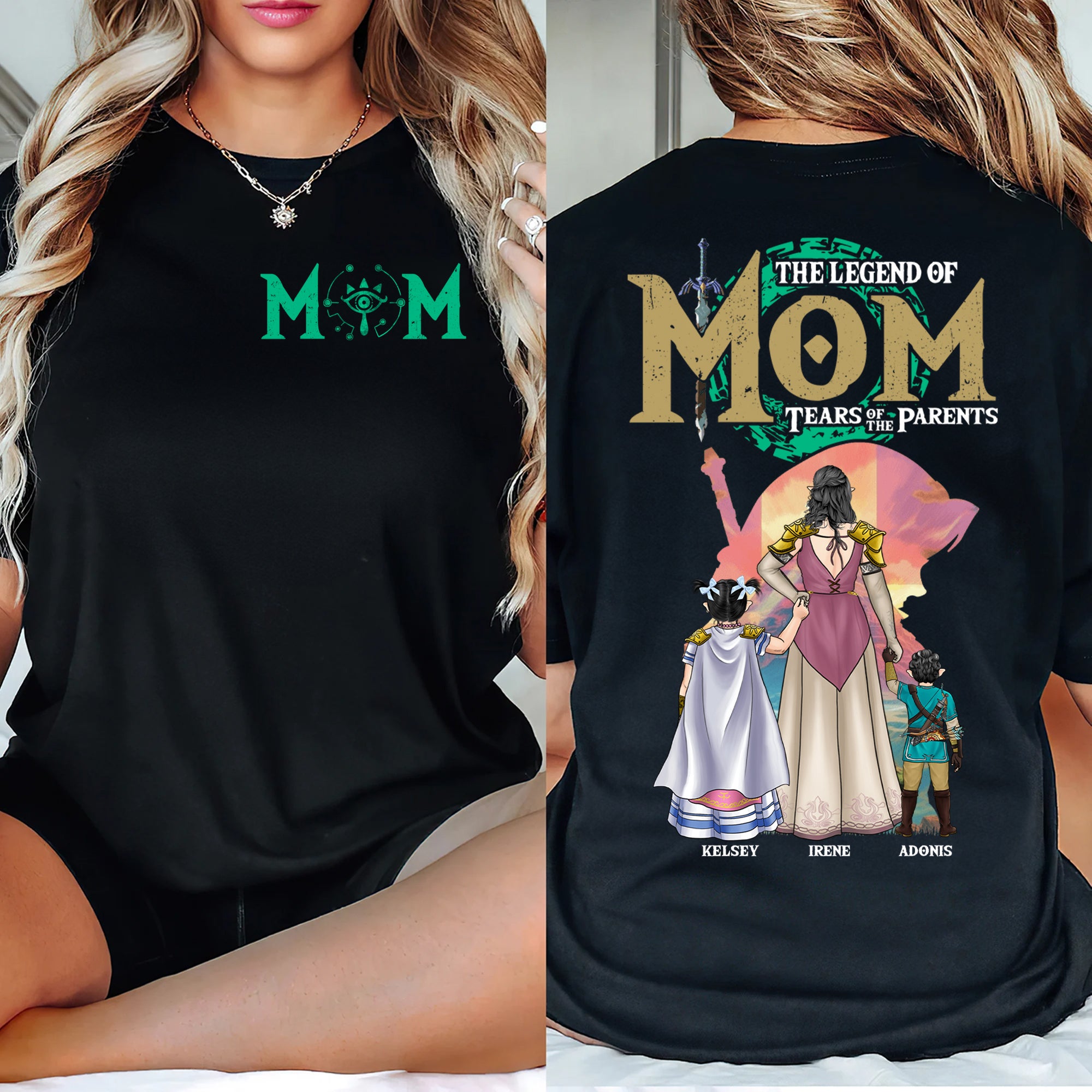 The Legend Of Mom Tears Of The Parent - Gift For Mom - Personalized Shirt 2 Side - CL07 NH96