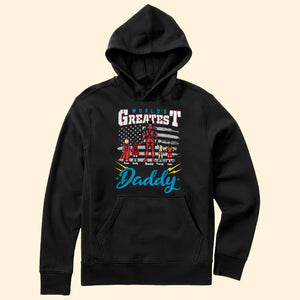 Super Hero The World's Greatest Daddy - Gift For Dad - Personalized TShirt - CL02 NA94