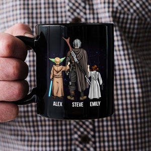 Together We Can Rule This Galaxy - Gift For Dad, Husband, Father's Day - Personalized Ceramic Mug