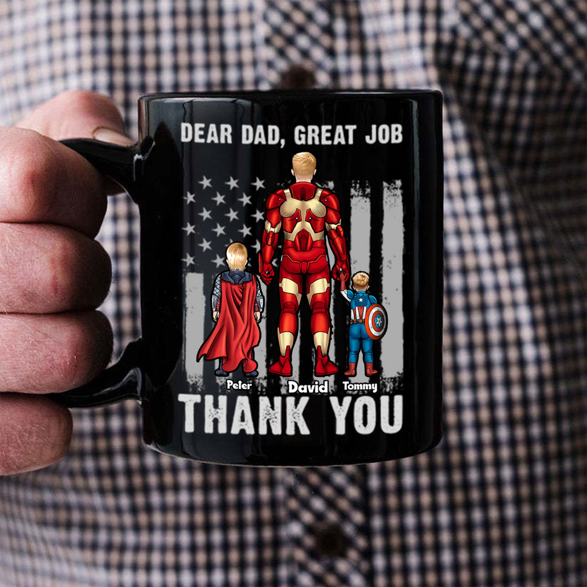 Dear Dad, We Are Doing Great I Love You - Gift For Father's Day - Personalized Ceramic Mug