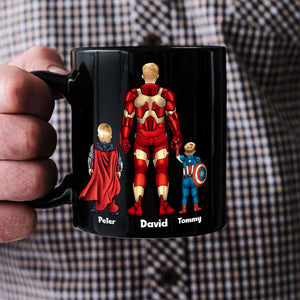 RadDad And His Incredible Kids - Gift For Father's Day - Personalized Ceramic Mug