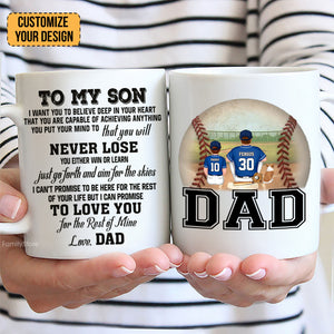 Daddy Thank You For Being My Super Hero - Gift For Dad, Son - Personalized Mug - SPCL01 NA94