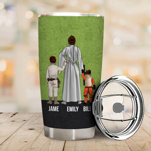 Jedi Master Mom A Force To Be Reckoned - Gift For Mom - Personalized Tumbler - CL08 NA94