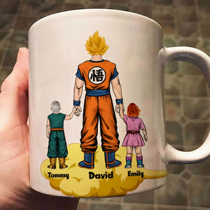 Daddy Is Our Favorite Saiyan Dragon Balls - Gift For Father's Day - Personalized Ceramic Mug