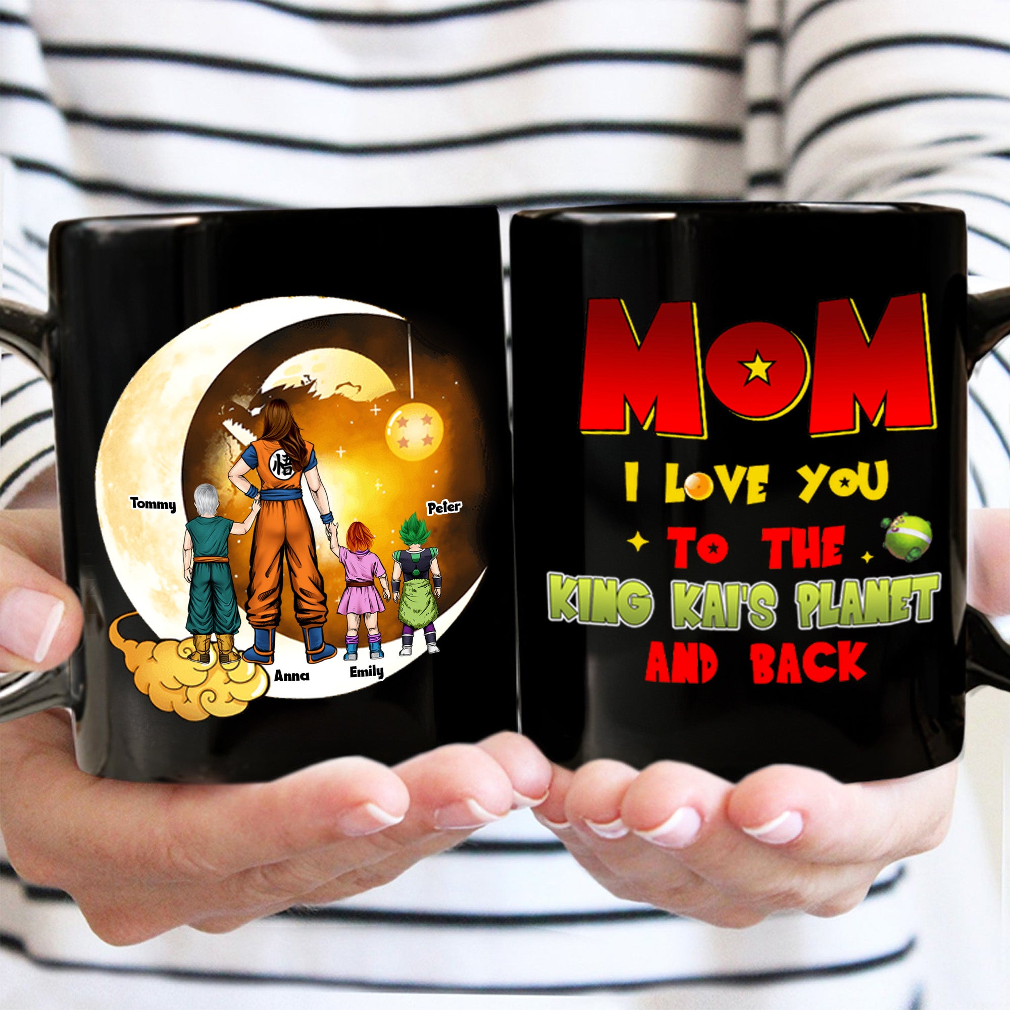 Mommy We Love You From Planet Namek And Back - Gift For Mom - Personalized Ceramic Mug - CL03 NA94