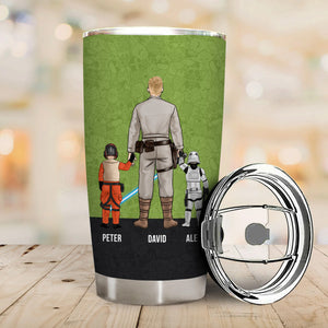 Jedi Master Dad A Force To Be Reckoned - Gift For Dad - Personalized Tumbler - CL08 NA94