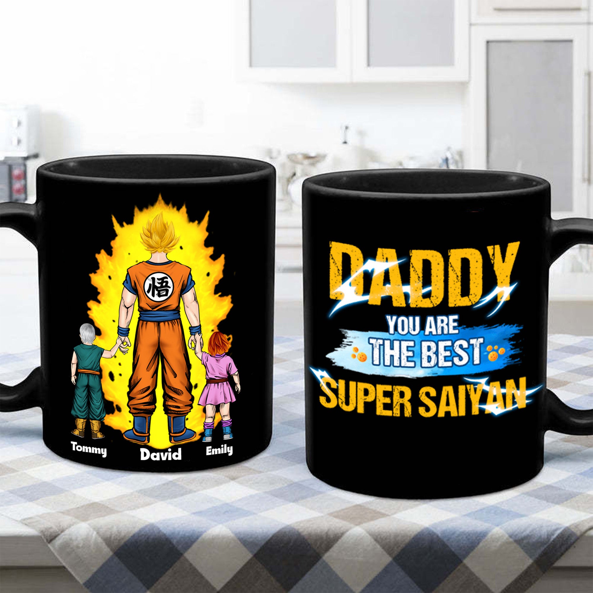 Daddy You Are The Best Super Saiyan - Gift For Father's Day - Personalized Ceramic Mug